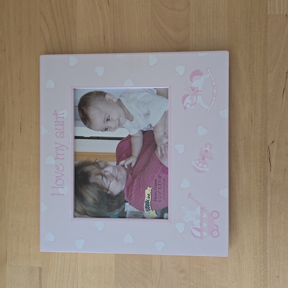 Baby girl picture frame